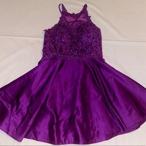 Purple Homecoming Dress